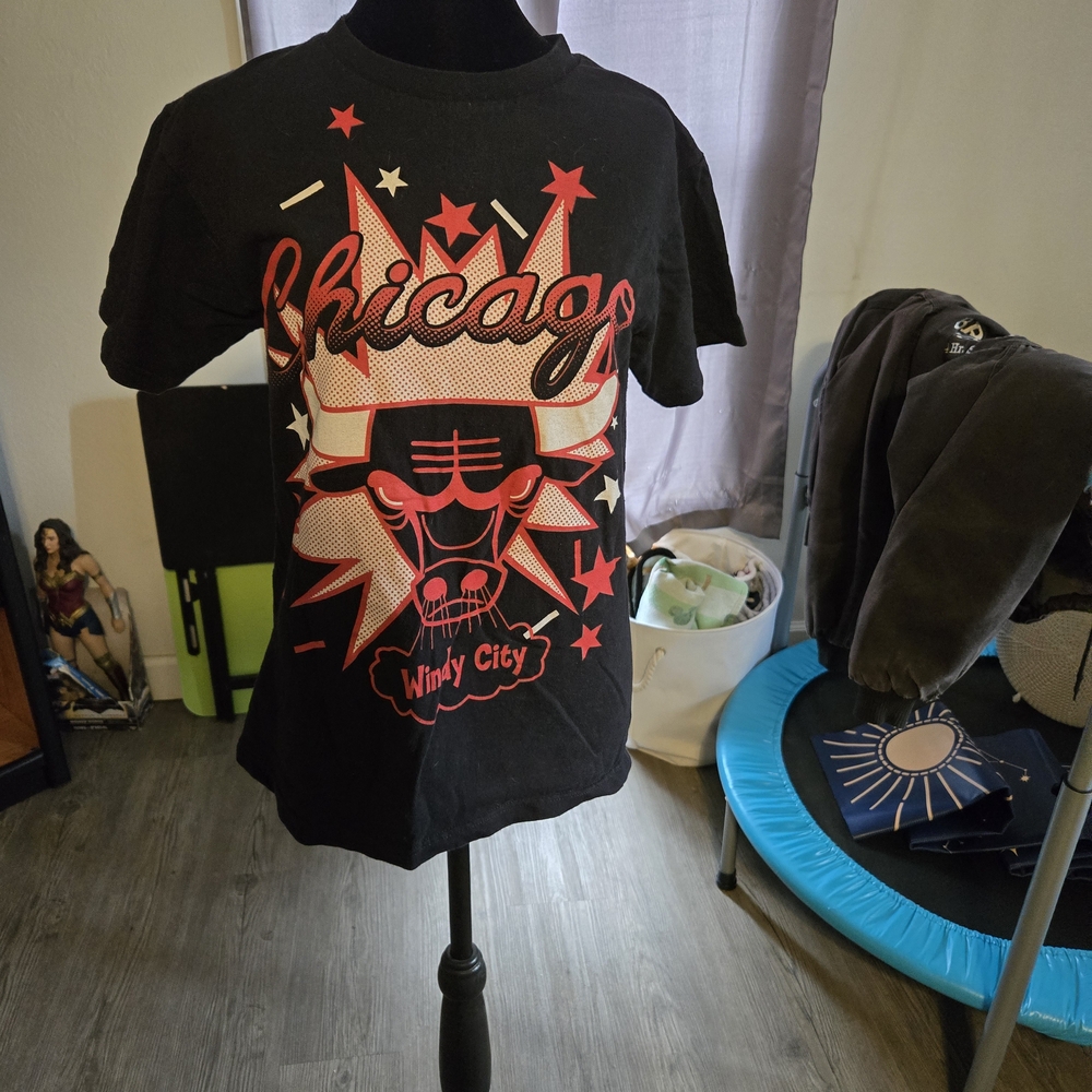Black Graphic Kids T-Shirt